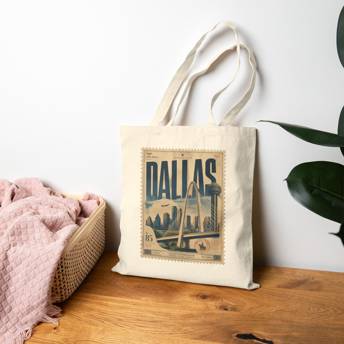 "Dallas" Canvas Travel Tote