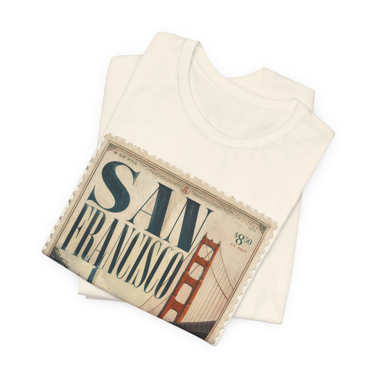 San Francisco Vintage Postage Stamp Graphic Tee