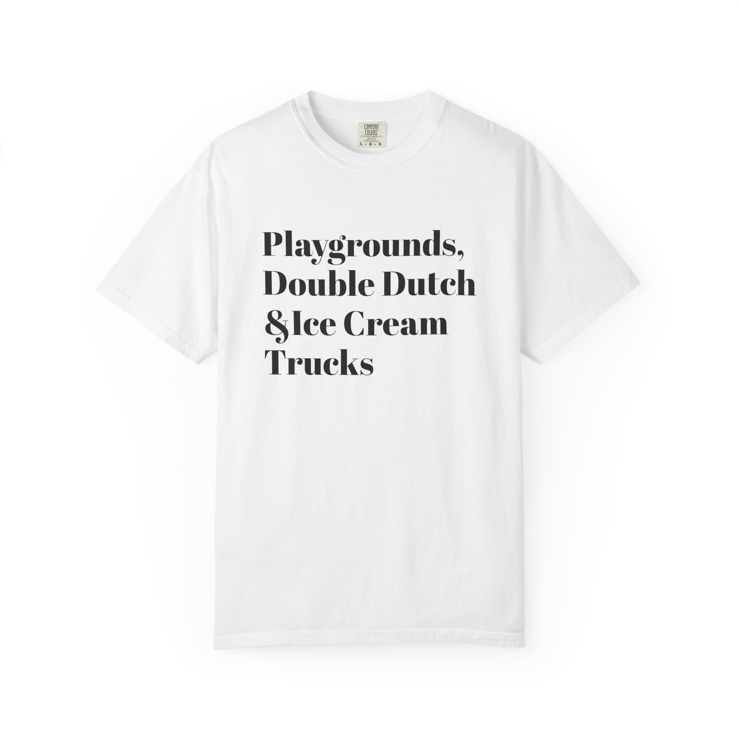 Playground Nostalgia Tee - Black font