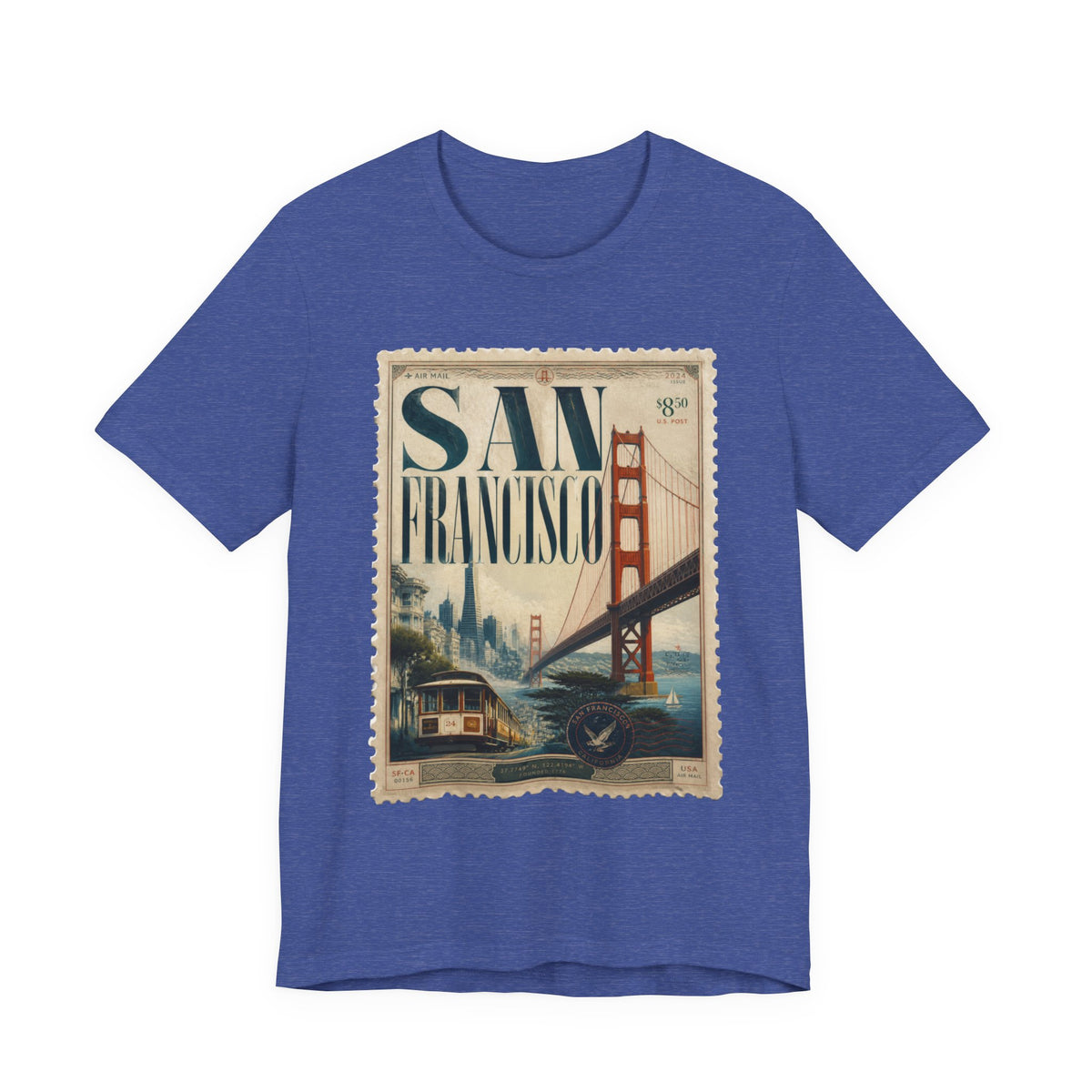 San Francisco Vintage Postage Stamp Graphic Tee