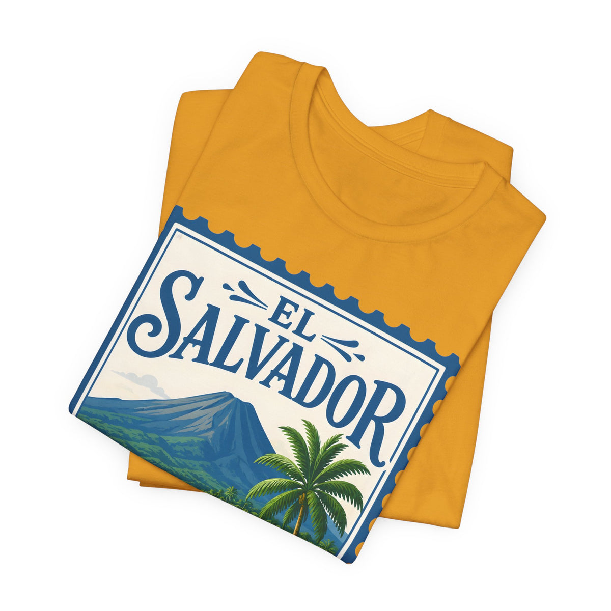 El Salvador Vintage Postage Stamp Graphic Tee
