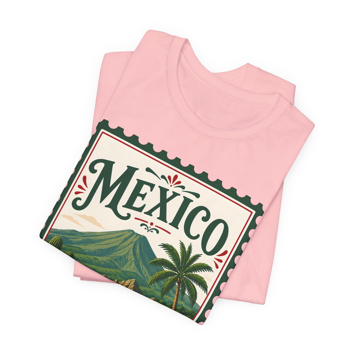 Mexico Vintage Postage Stamp Graphic Tee