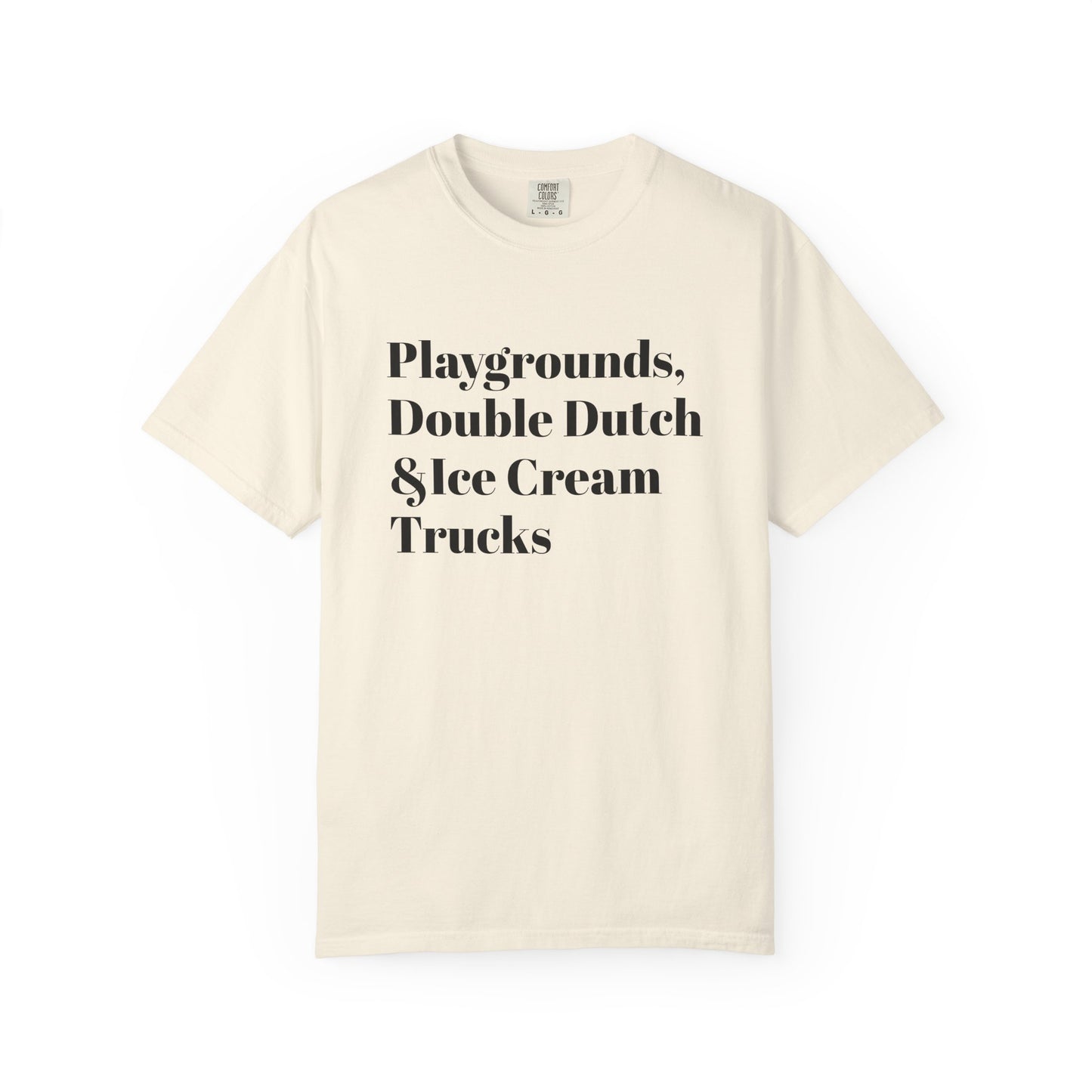 Playground Nostalgia Tee - Black font