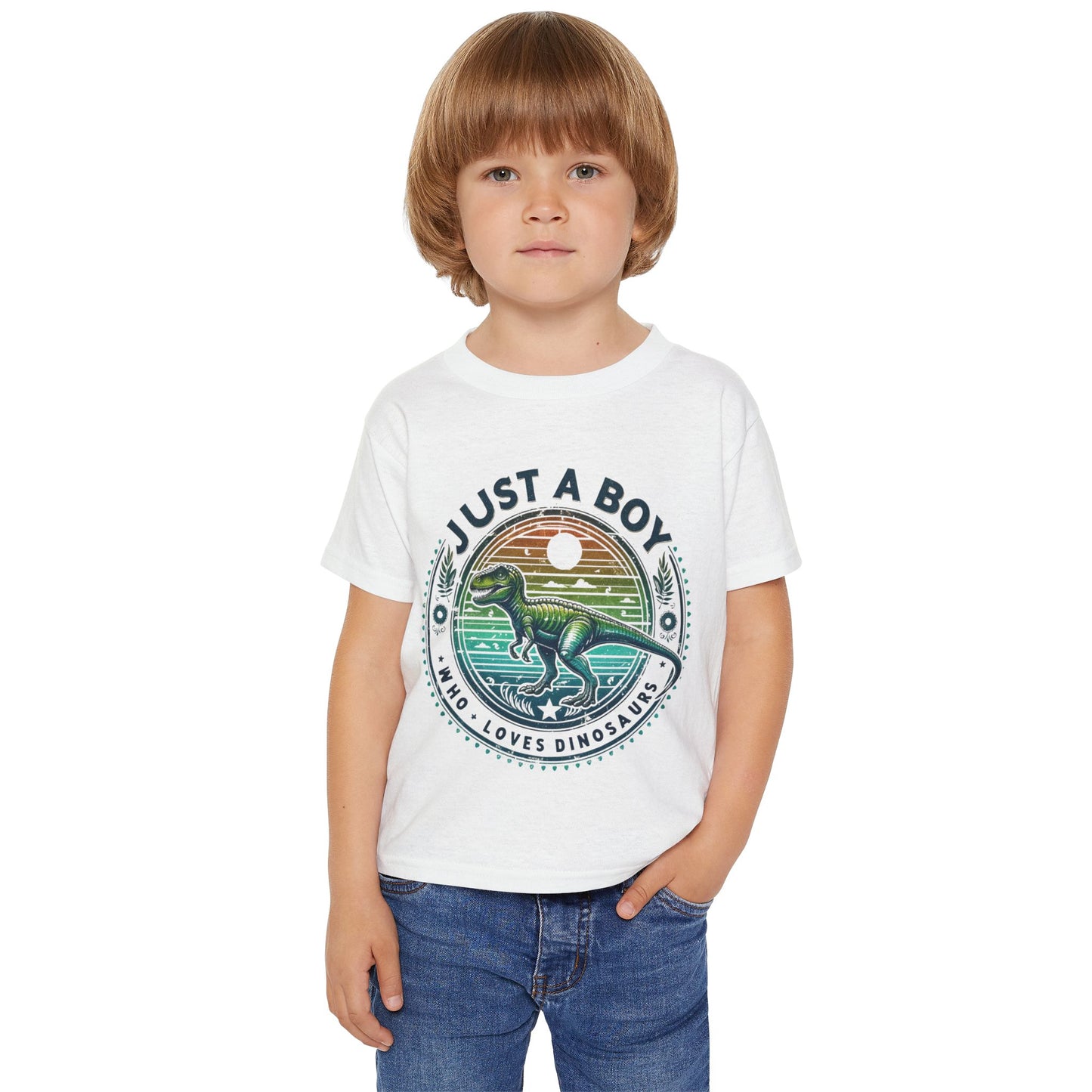 "Just A Boy Who Loves Dinosaurs" Toddler Tee