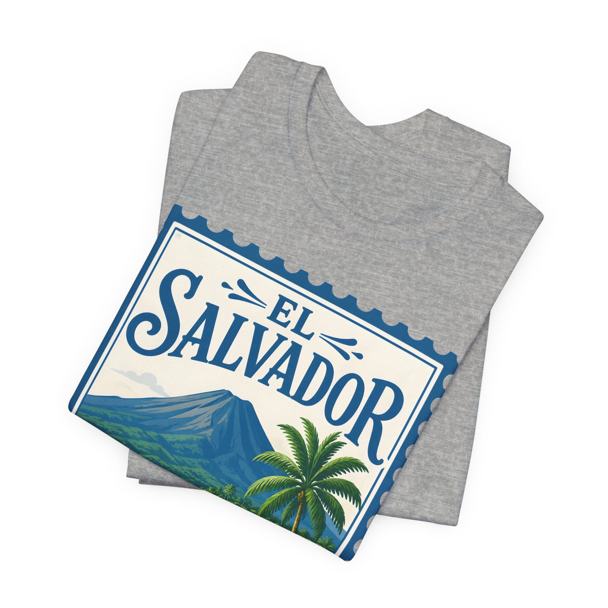 El Salvador Vintage Postage Stamp Graphic Tee