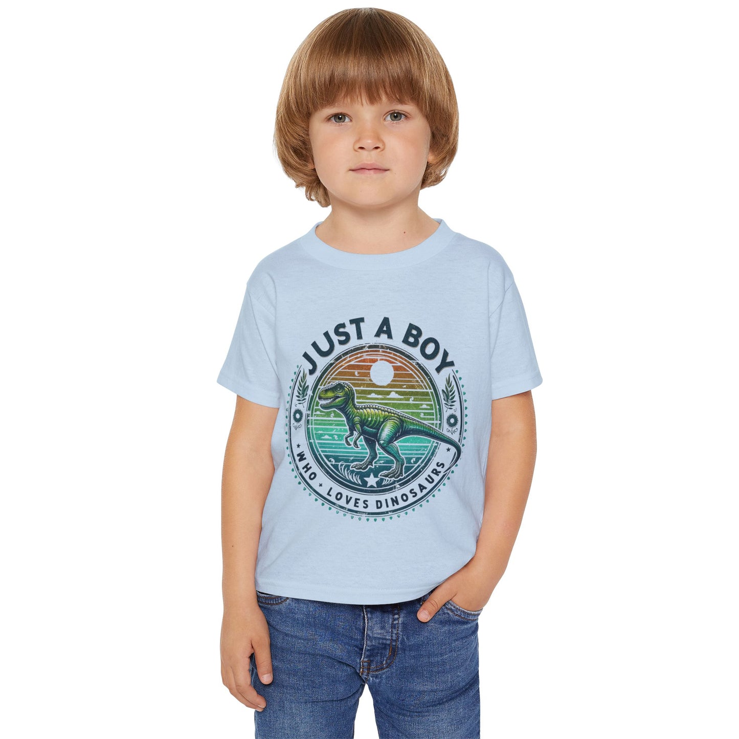 "Just A Boy Who Loves Dinosaurs" Toddler Tee