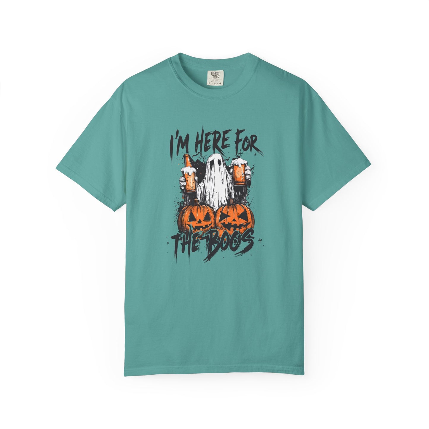 “I’m Here For The Boos” Graphic Tee - Black font
