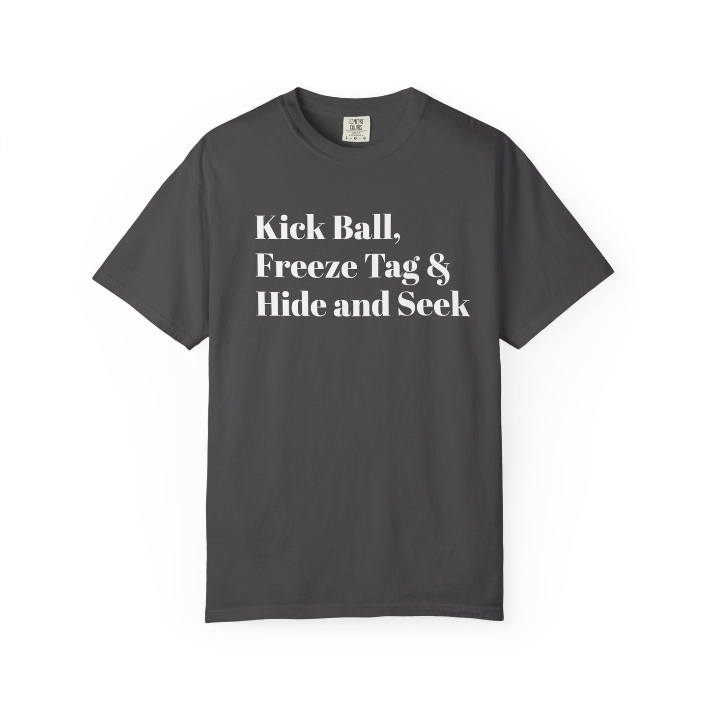 Kick Ball Nostalgia Tee - White font